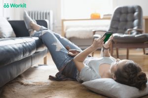 woman-laying-down-on-phone