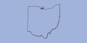 Outline of the state of Ohio. Workit Health opens in Ohio