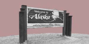 Welcome to Alaska sign. How to find Suboxone in Alaska