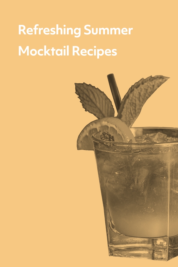 Two refreshing summer mocktail recipes so you can cut out the alcohol without cutting down on the fun