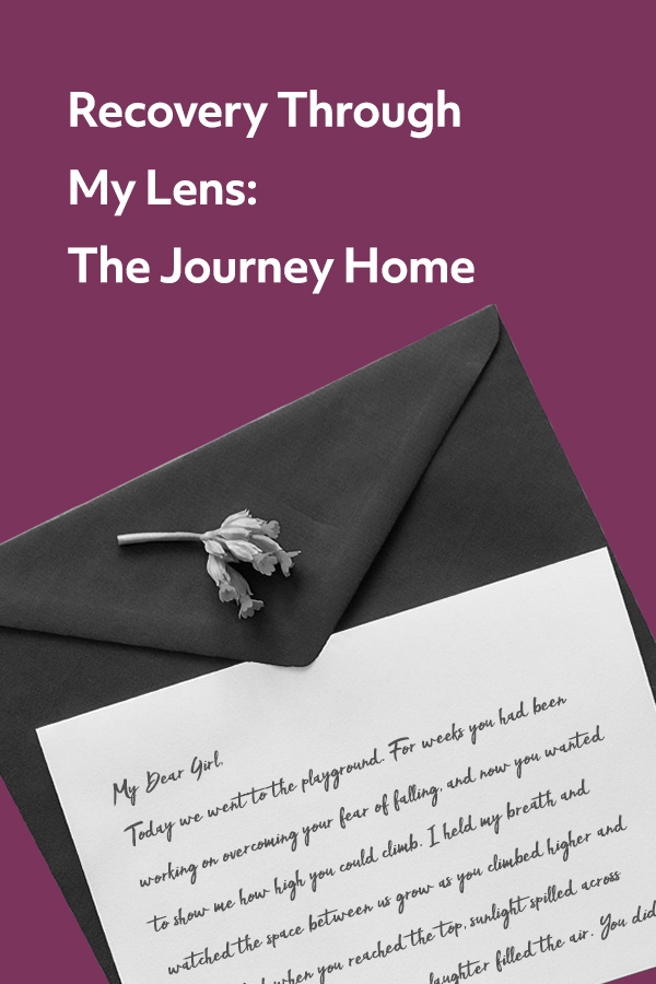 Recovery Through My Lens: a letter from a mother in recovery to her daughter providing hope and guidance for life.
