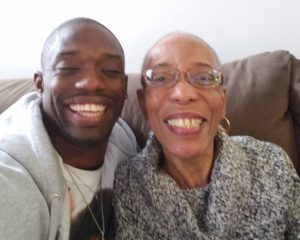 Freddy Shegog and his mother. Parenting in Recovery