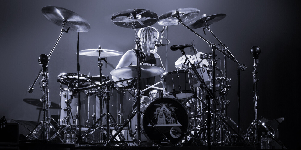 Drummer Taylor Hawkins during a concert. The Overdose Death of Foo Fighters' Drummer Taylor Hawkins and Polysubstance Drug Use