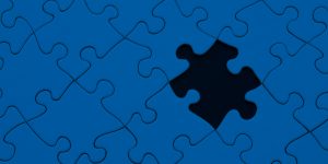 Missing puzzle piece in a blue jigsaw puzzle. Why is meth left out of medication-assisted treatment
