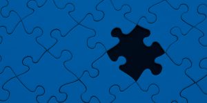 Missing puzzle piece in a blue jigsaw puzzle. Why is meth left out of medication-assisted treatment