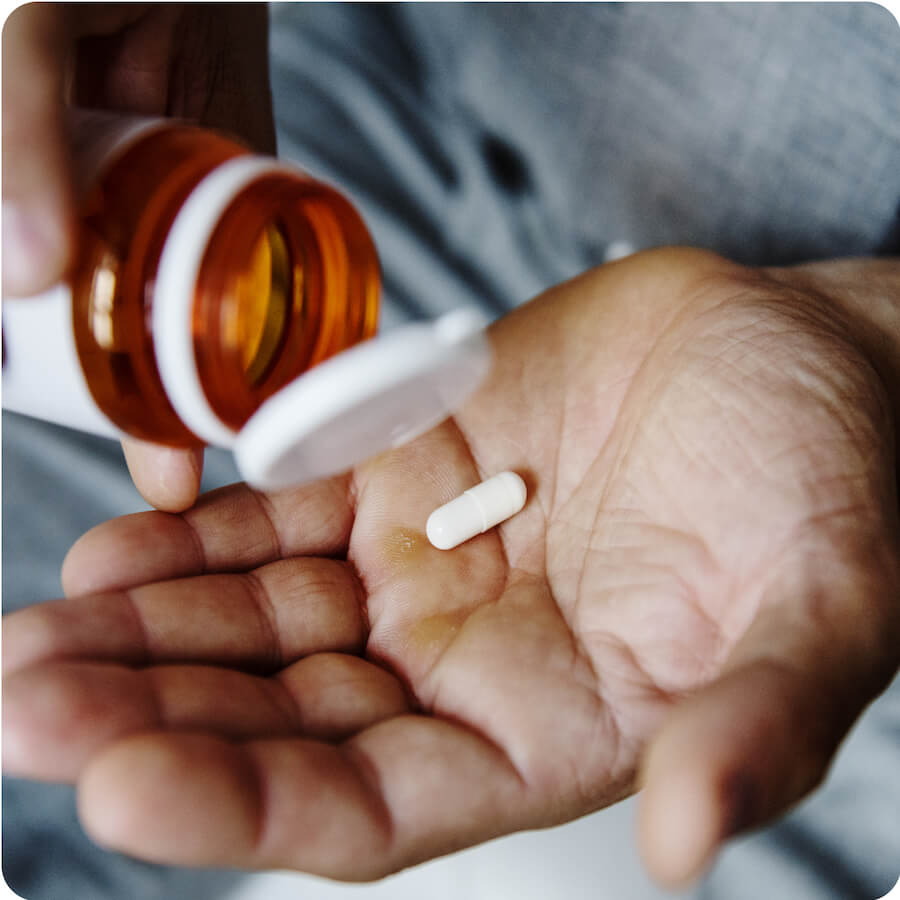 holding pills