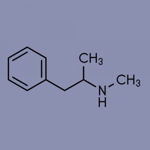 The methamphetamine molecule. Getting through meth withdrawal