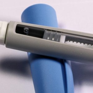 Semaglutide in an injector pen.