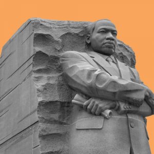 Martin Luther King, JR memorial. Black History Month