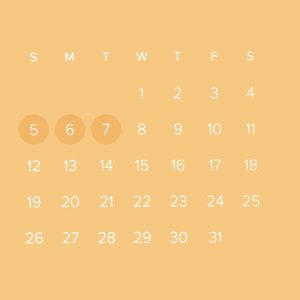 A monthly calendar. Heroin Detox: The First Three Days Survival Guide