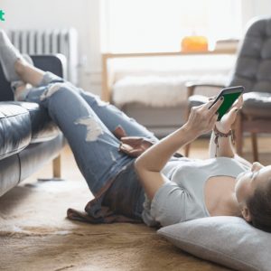 woman-laying-down-on-phone