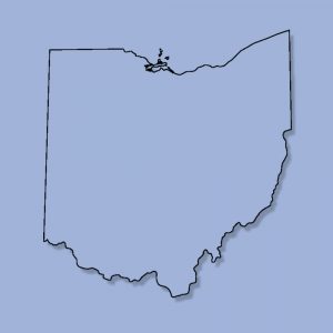 Outline of the state of Ohio. Workit Health opens in Ohio