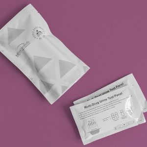 Urine drug test against a purple background. Does Suboxone show up on a drug test?
