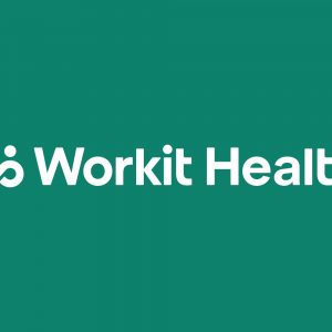 Workit Health logo on a green background