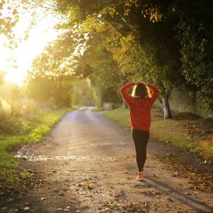 woman-outside-walking