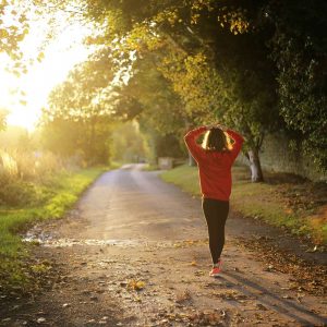 woman-outside-walking